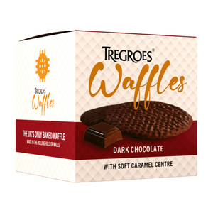 Tregroes Dark Chocolate Waffles with Soft Caramel Centre (6x270g)