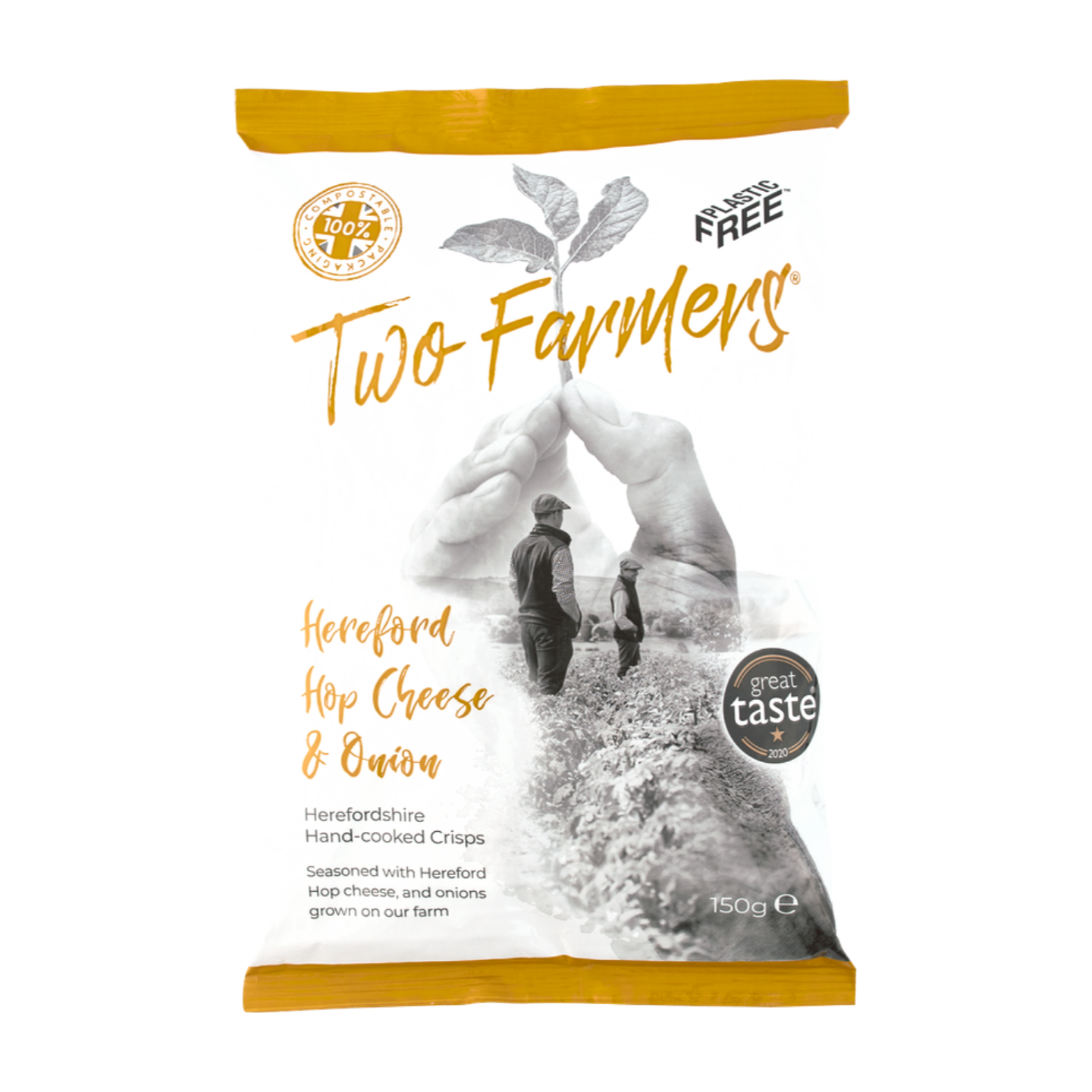 Two Farmers Hereford Hop Cheese & Onion Crisps (12x150g)