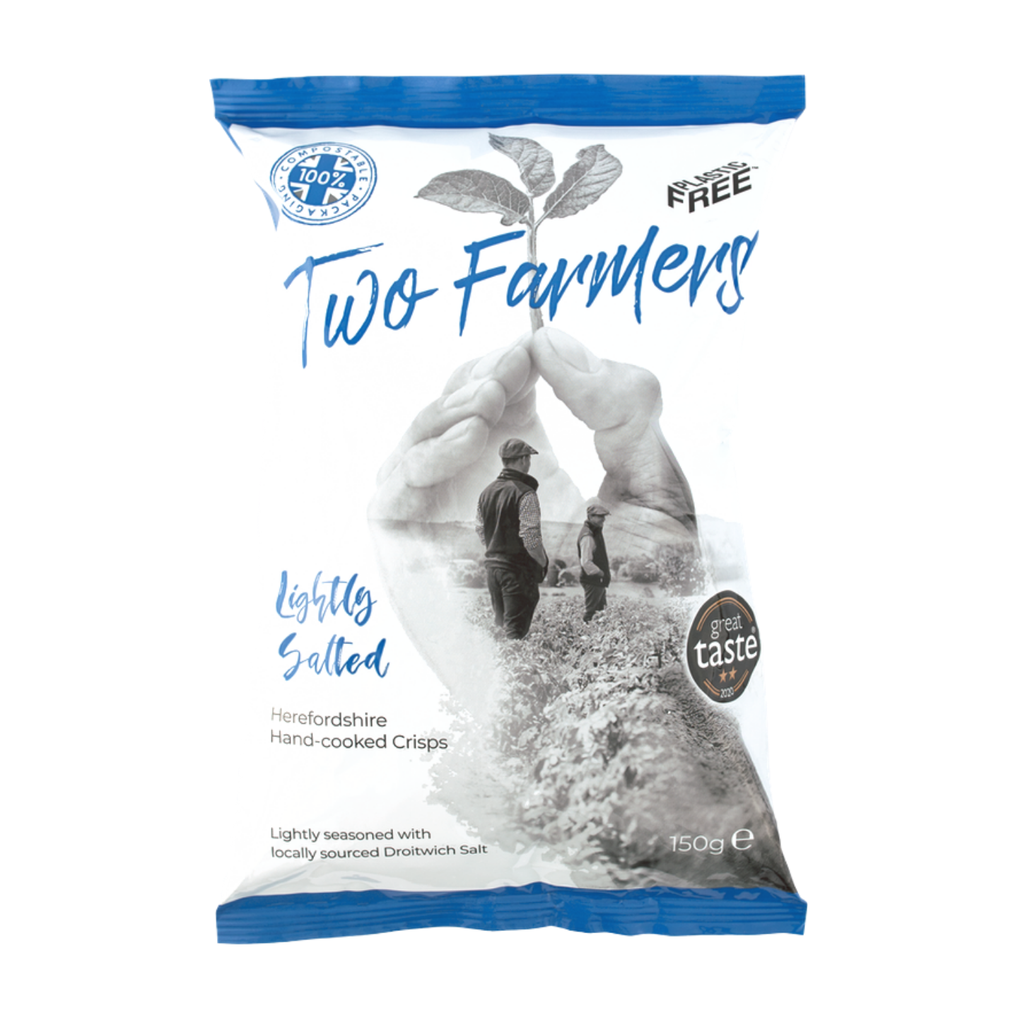 Two Farmers Lightly Salted Crisps (12x150g)