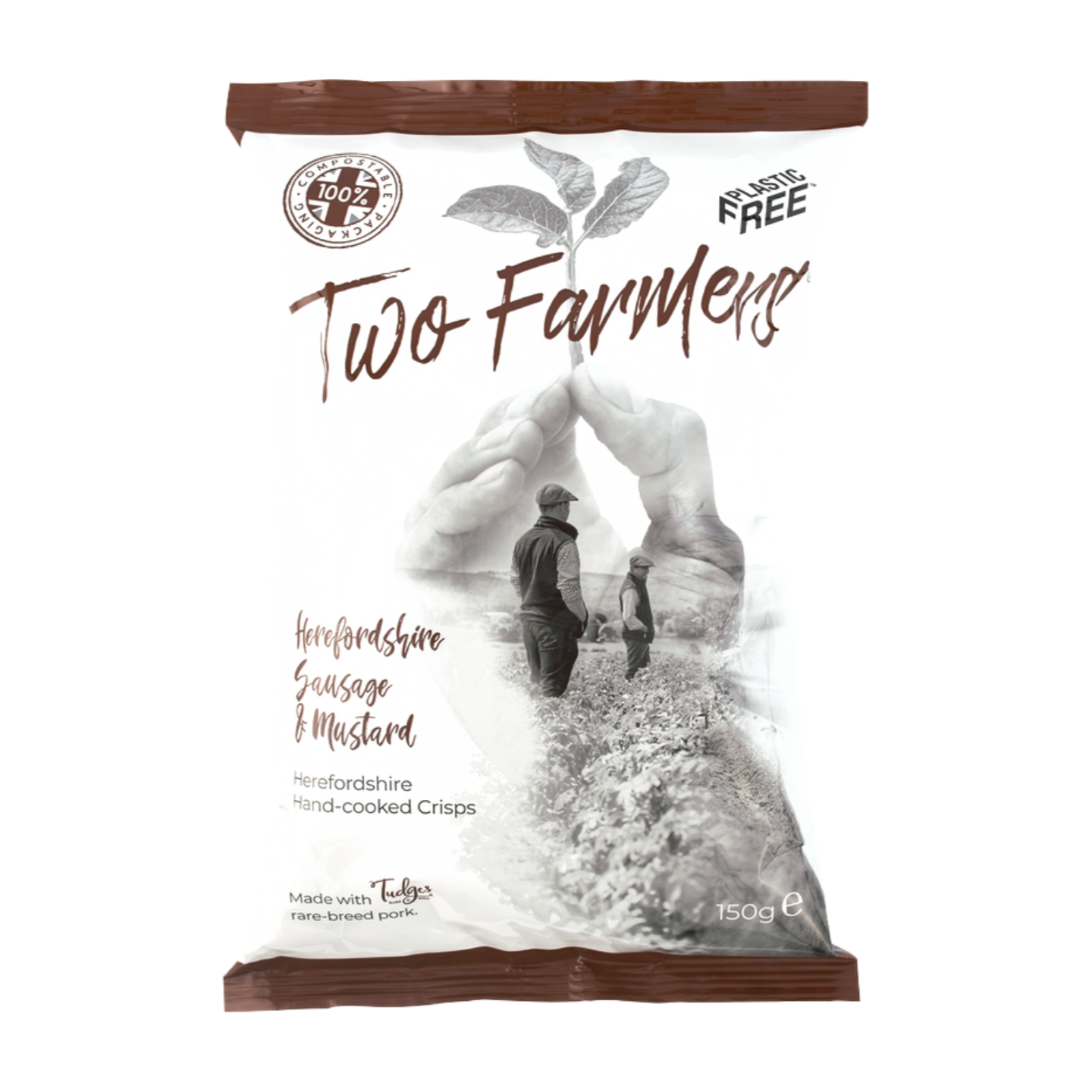 Two Farmers Herefordshire Sausage & Mustard Crisps (12x150g)