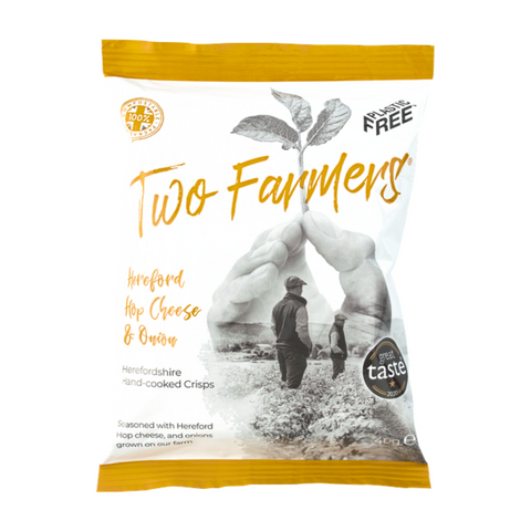 Two Farmers Hereford Hop Cheese & Onion Crisps (24x40g)