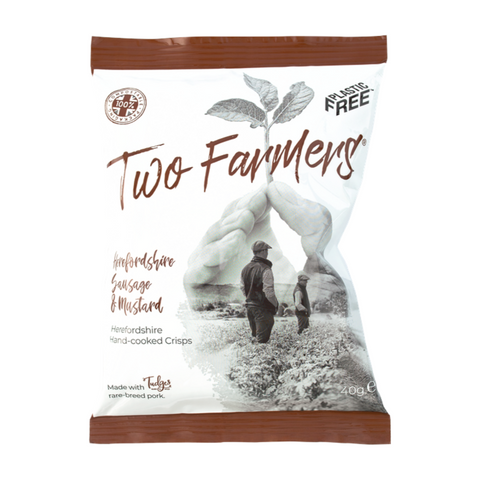 Two Farmers Herefordshire Sausage & Mustard Crisps (24x40g)