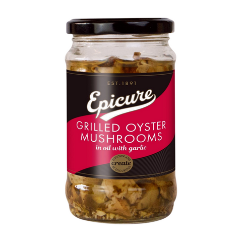 Epicure Grilled Oyster Mushrooms in Oil with Garlic (12x290g)