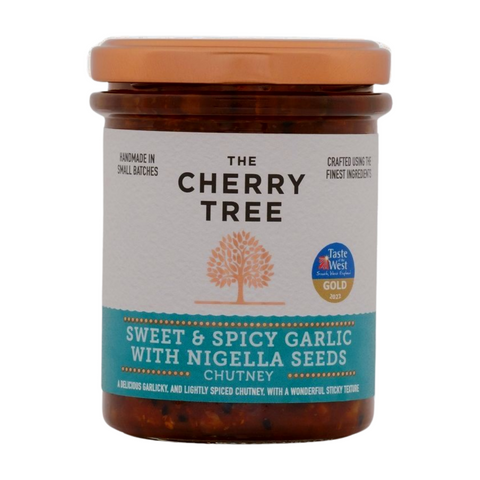 The Cherry Tree Sweet & Spicy Garlic with Nigella Seeds Chutney (12x210g)