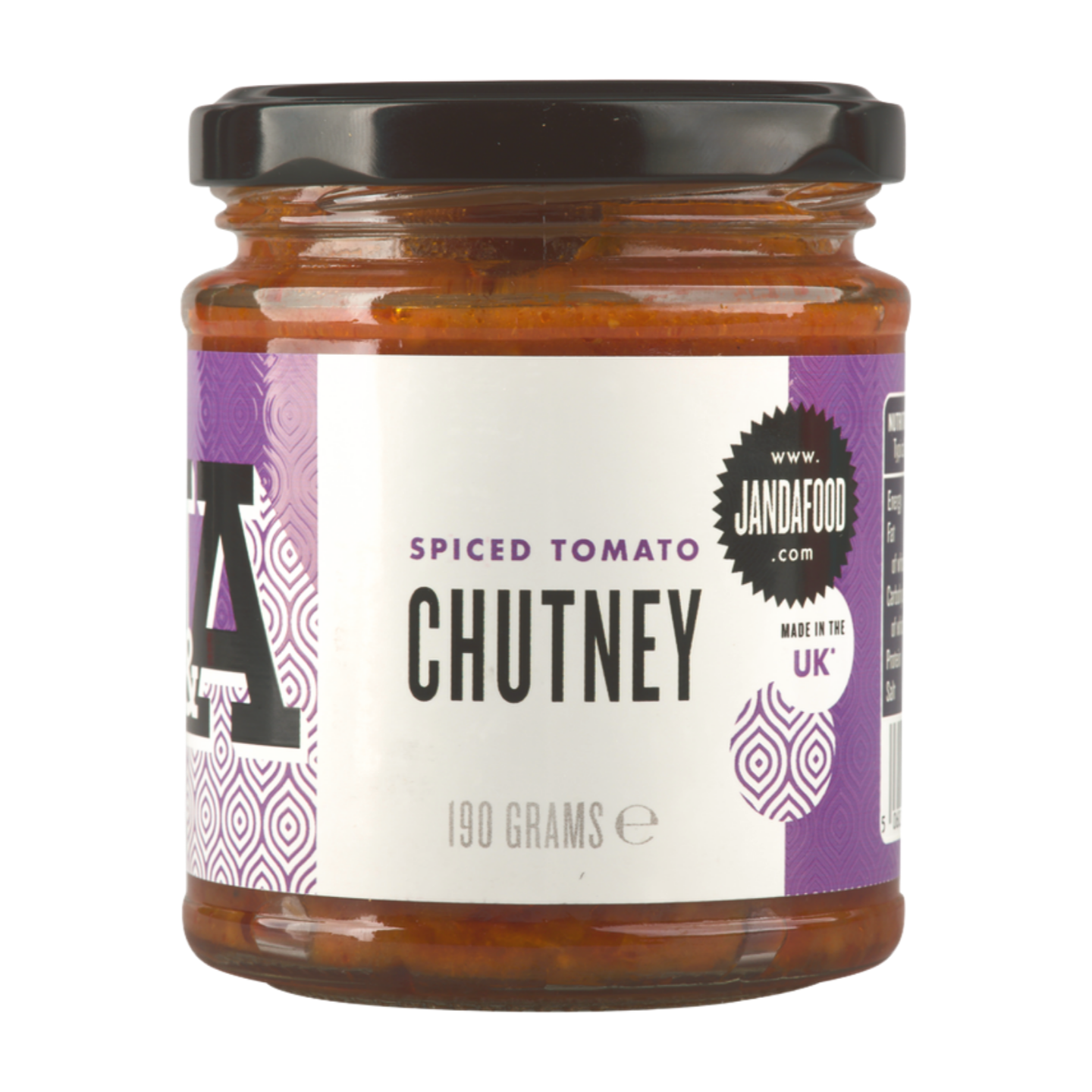 J&A Spiced Tomato Chutney (6x190g)