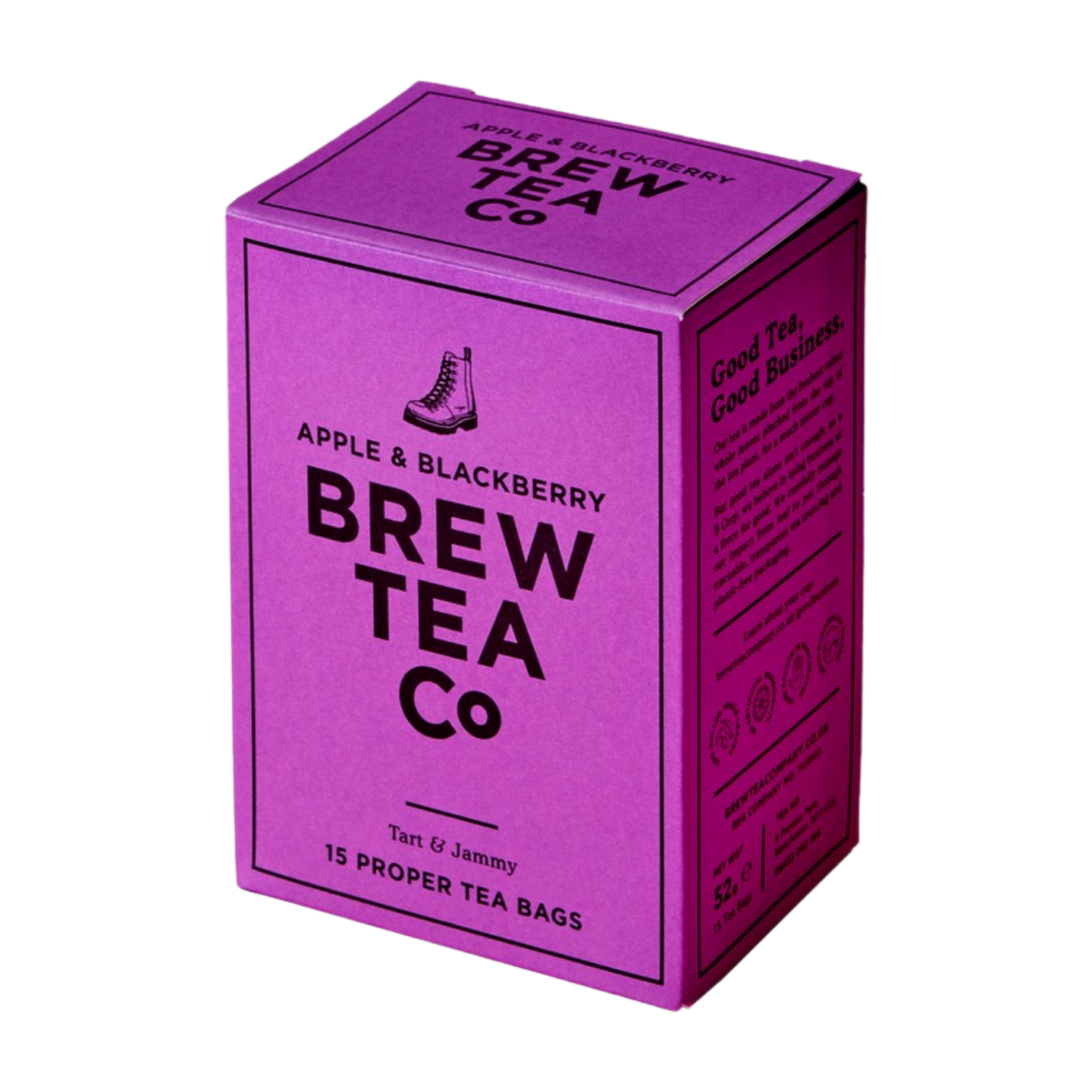 Brew Tea Co Apple & Blackberry Tea Bags (6x15 Tea Bags)