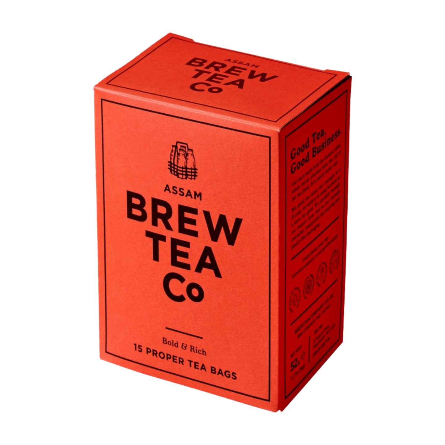 Brew Tea Co Assam Tea Bags (6x15 Tea Bags)