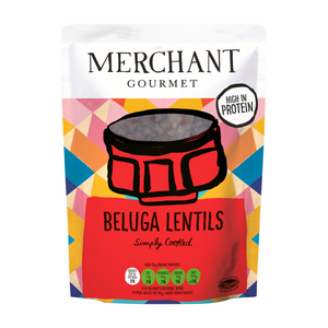 Merchant Gourmet Belugla Lentils Simply Cooked (6x250g)