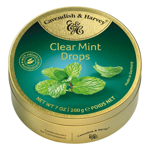 Cavendish & Harvey Clear Mint Drops (9x200g)