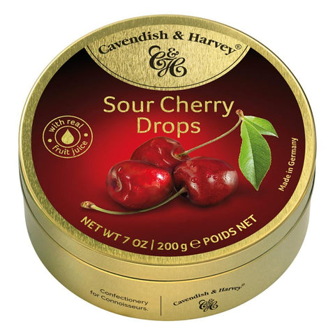 Cavendish & Harvey Sour Cherry Drops (9x200g)