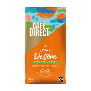 Cafe Direct 'Restore' Lively Roast Ground Coffee (6x200g)