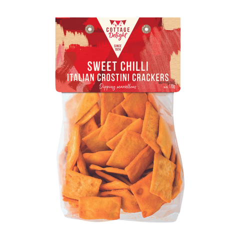 Cottage Delight Sweet Chilli Italian Crostini Crackers (12x170g)