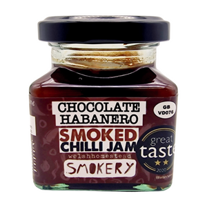 Welshhomestead Smokery Chocolate Habanero Smoked Chilli Jam (6x128g)