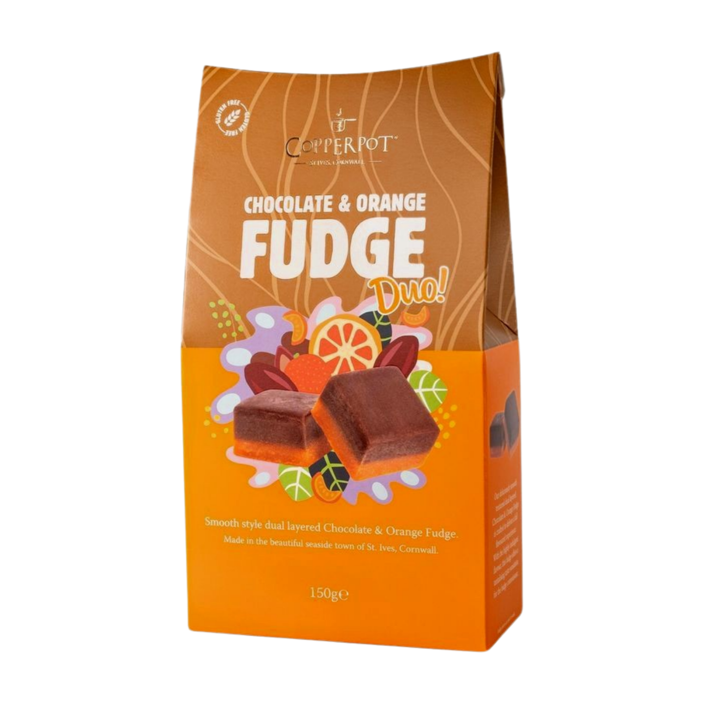 Copperpot Chocolate & Orange Duo Fudge (10x150g)