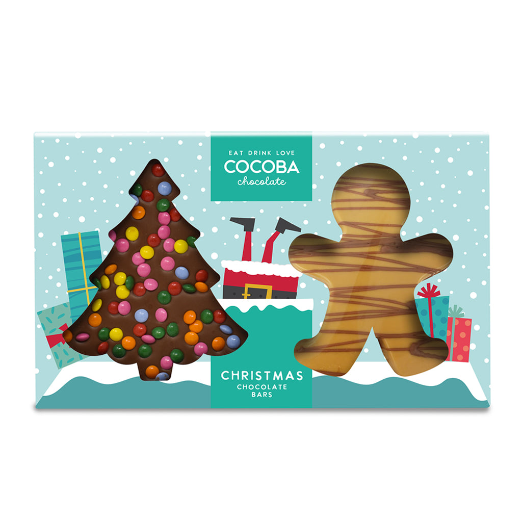 Cocoba Christmas Chocolate Bar Set (6x200g)