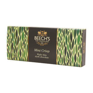 Beech's Fine Chocolates Dark Chocolate Mint Crisp (12x150g)