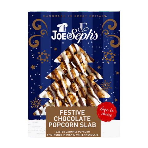 Joe & Seph's Festive Chocolate Popcorn Slab (14x115g)