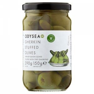 Odysea Gherkin Stuffed Olives (6x290g)