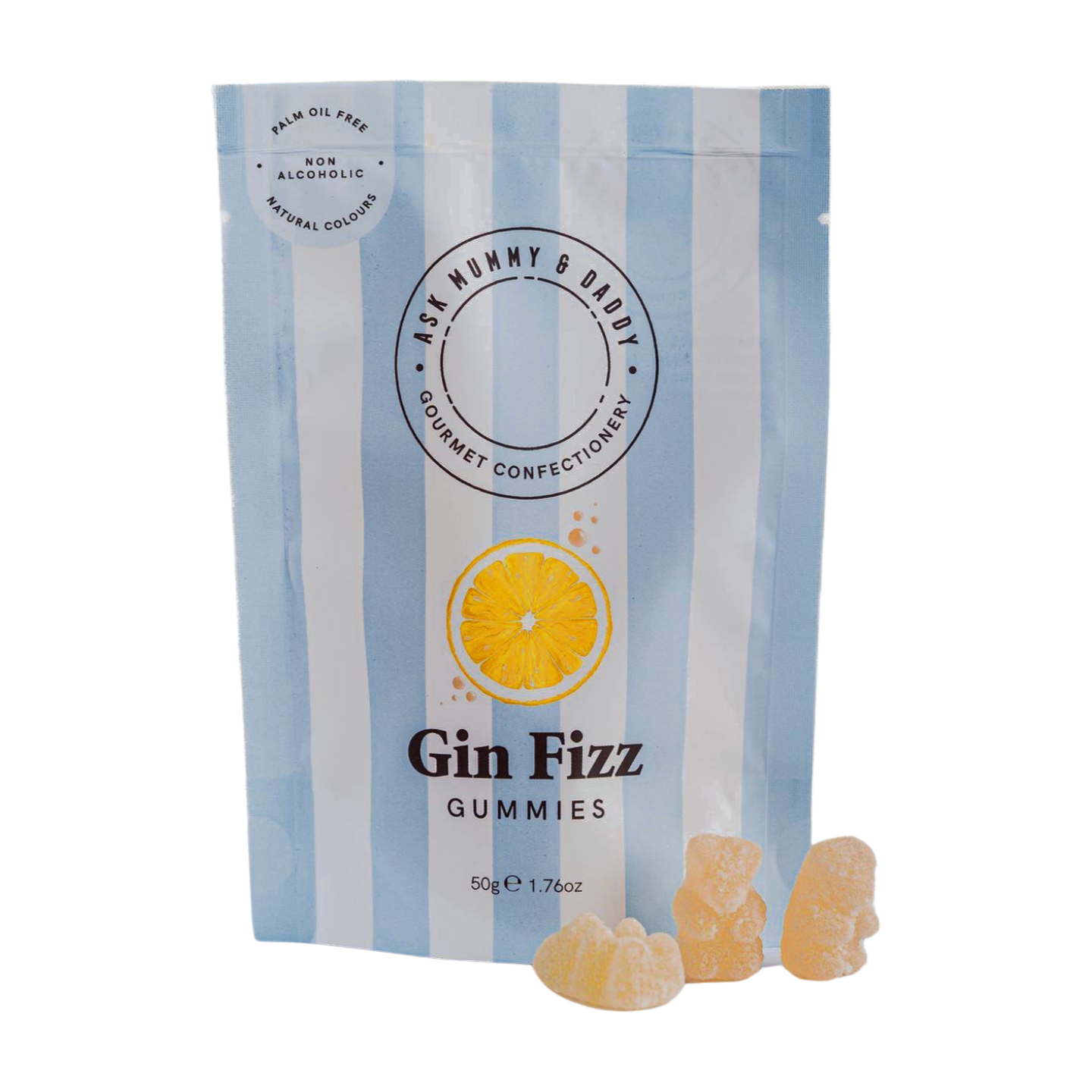 Ask Mummy & Daddy Gin Fizz Gummies (16x50g)