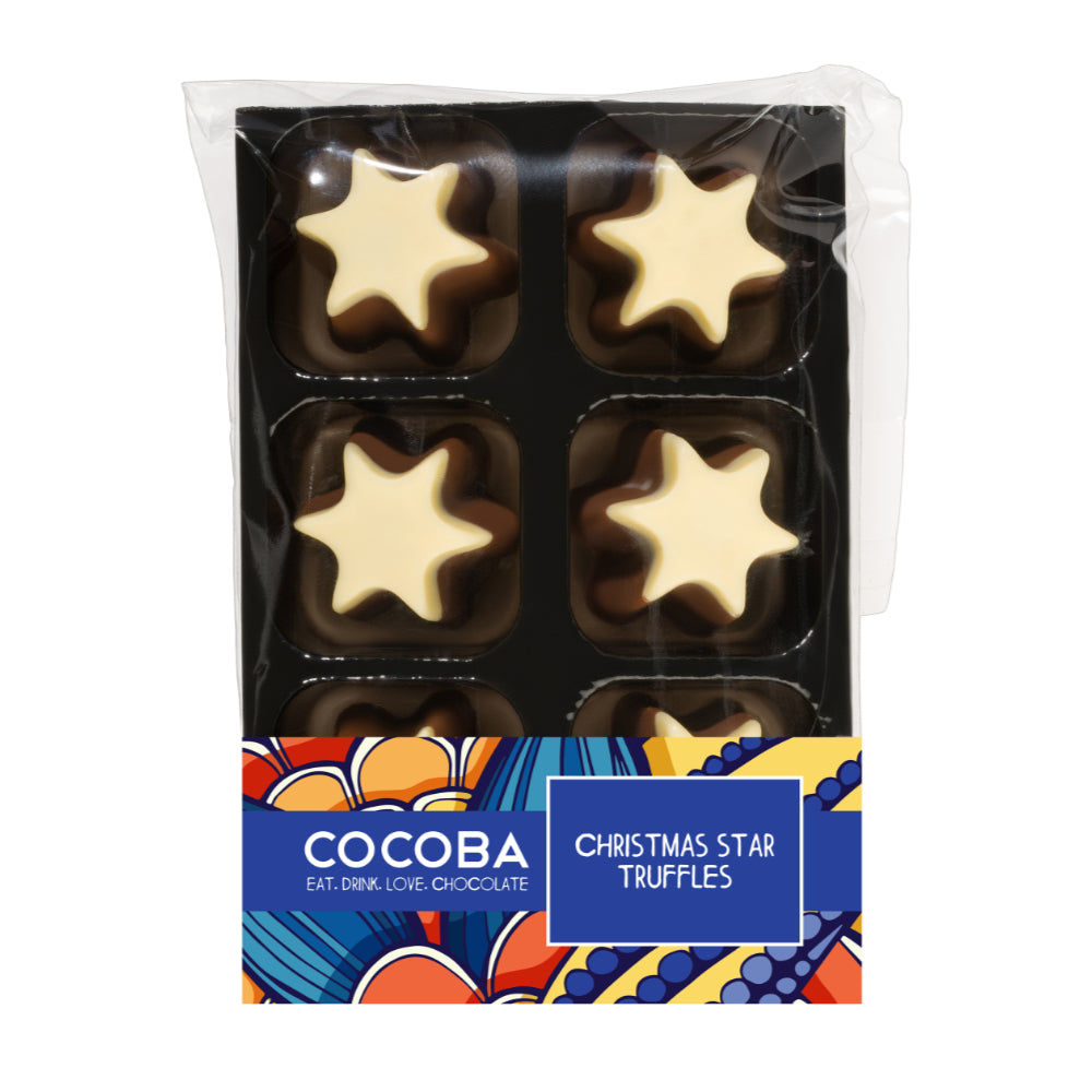 Cocoba Christmas Star Truffles (8x60g)