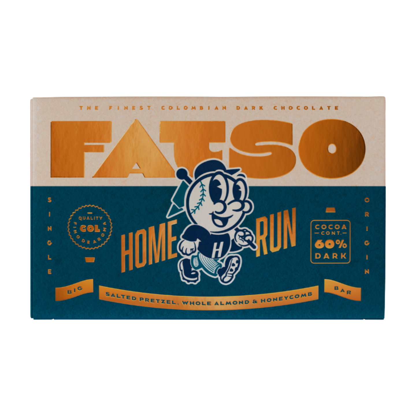 Fatso 'Home Run' Pretzel, Almond & Honeycomb (10x150g)