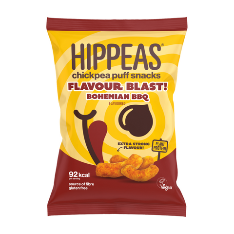 Hippeas Flavour Blast Bohemian BBQ Chickpea Puffs (12x22g)