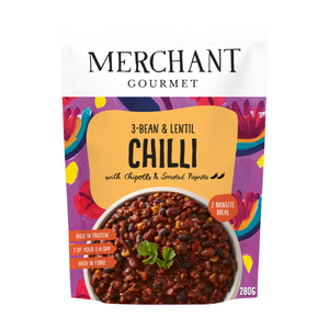 Merchant Gourmet 3 Bean Lentil Chilli (6x280g)