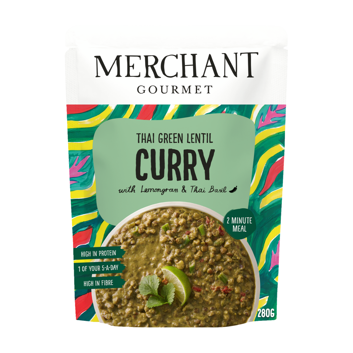 Merchant Gourmet Thai Green Lentil Curry (6x280g)