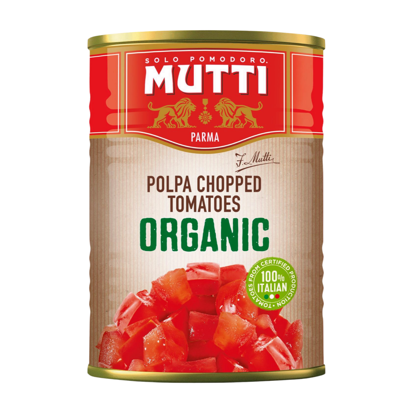 Mutti Organic Chopped Tomatoes (12x400g)