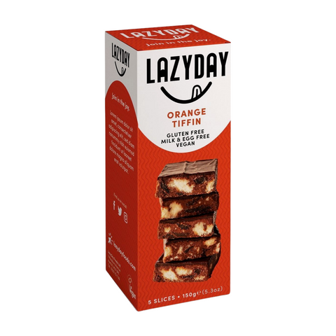 Lazy Day Gluten Free & Vegan Orange Tiffin (8x150g)