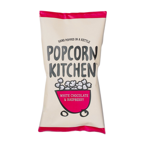 Popcorn Kitchen White Chocolate & Raspberry Popcorn (12x100g)