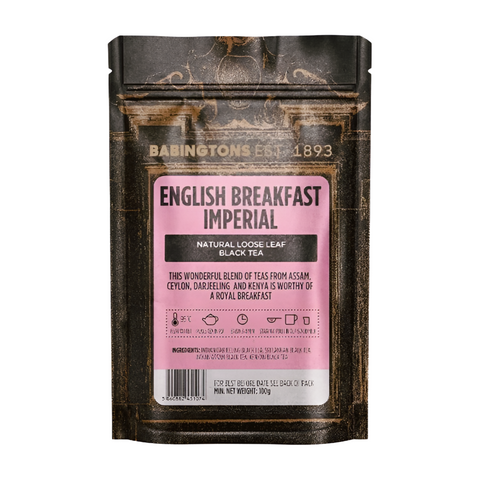 Babingtons Blends English Breakfast Imperial Loose Leaf Tea Pouch (8x100g)