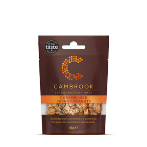 Cambrook Caramelised Sesame Peanuts (12x45g)