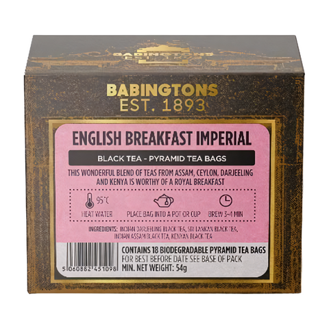 Babingtons Blends English Breakfast Imperial Tea (8x18 Pyramids)