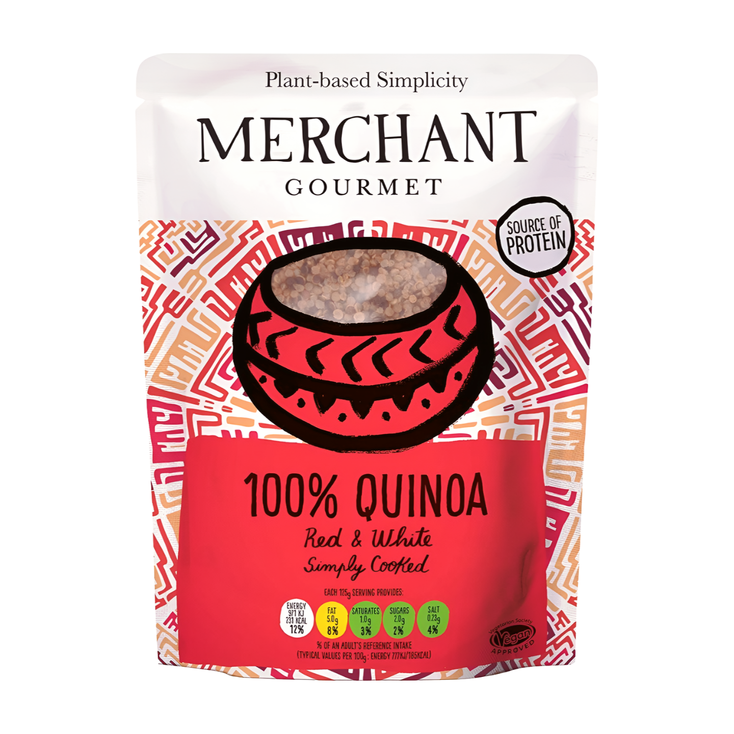 Merchant Gourmet 100% Quinoa Red & White (6x250g)