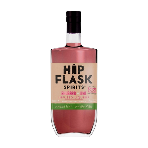 Hip Flask Spirits Rhubarb & Lime Infused Liqueur (6x70cl)