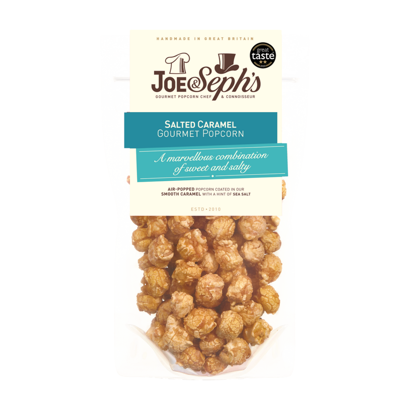 Joe & Sephs Salted Caramel Popcorn (16x70g)