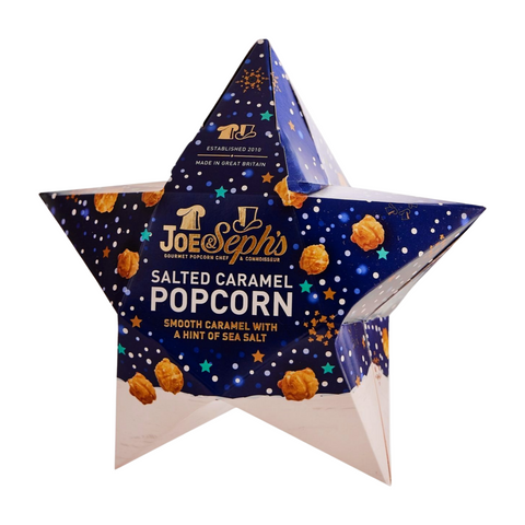 Joe & Seph's Salted Caramel Popcorn Star Mini Gift Box (6x32g)