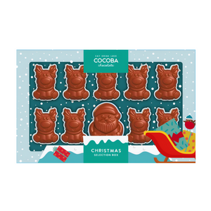 Cocoba Santa & Reindeer Milk Chocolate Bites (6x150g)