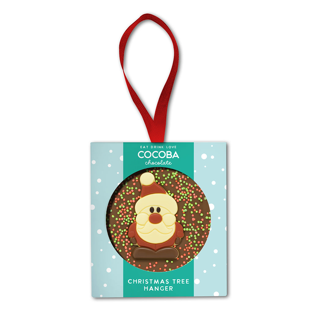 Cocoba Santa Christmas Tree Hanger (12x50g)