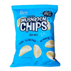 Real Naturals Sea Salt Shiitake Mushroom Crisps (12x32g)