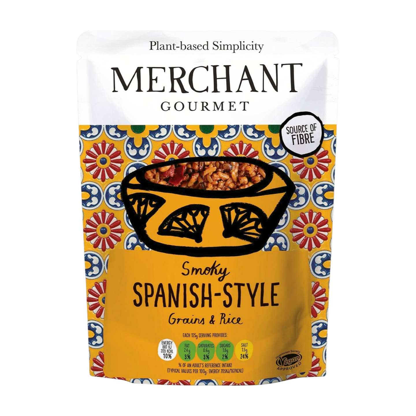 Merchant Gourmet Smoky Spanish Style Grains & Rice (6x250g)