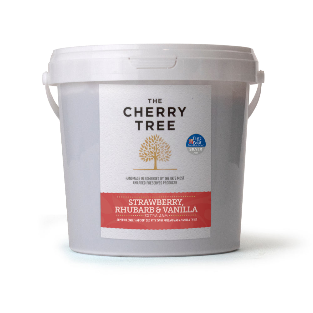 The Cherry Tree Strawberry & Rhubarb Extra Jam (6x1.5Kg)