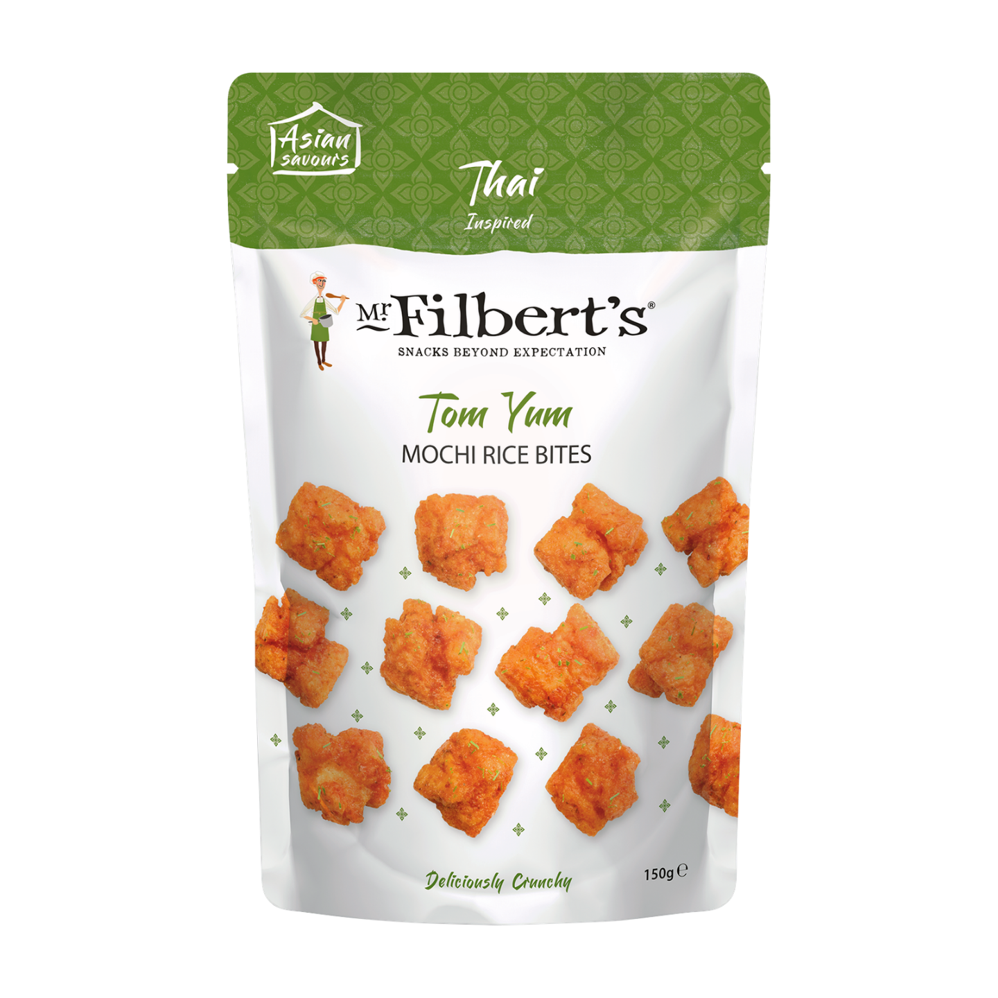 Mr Filbert's Thai Inspired Tom Yum Mochi Rice Bites (6x150g)