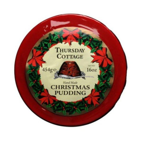 Thursday Cottage Cellophane Wrapped Christmas Pudding (6x454g)