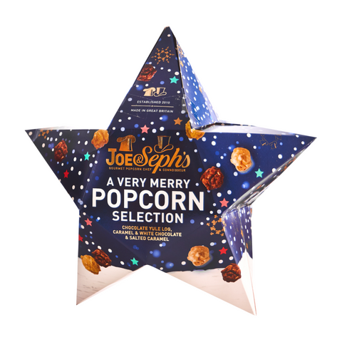 Joe & Seph's Very Merry Popcorn Star Gift Box (6x120g)