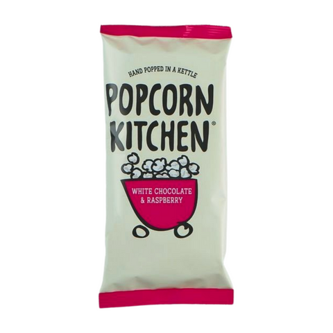 Popcorn Kitchen White Chocolate & Raspberry Popcorn (12x30g)