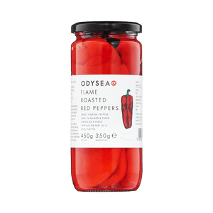 Odysea Flame Roasted Red Peppers (6x350g)