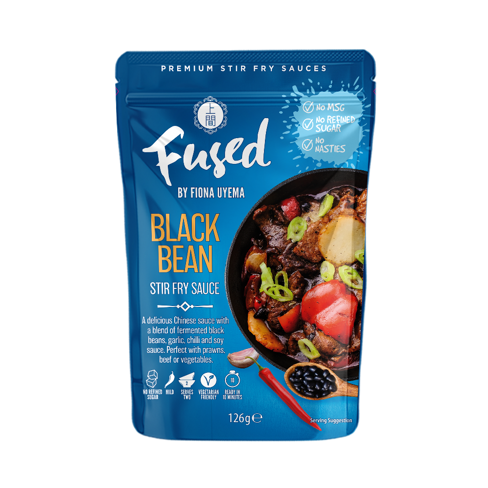 Fused Black Bean Stir Fry Sauce (18x110g) – The Gorgeous Food Company