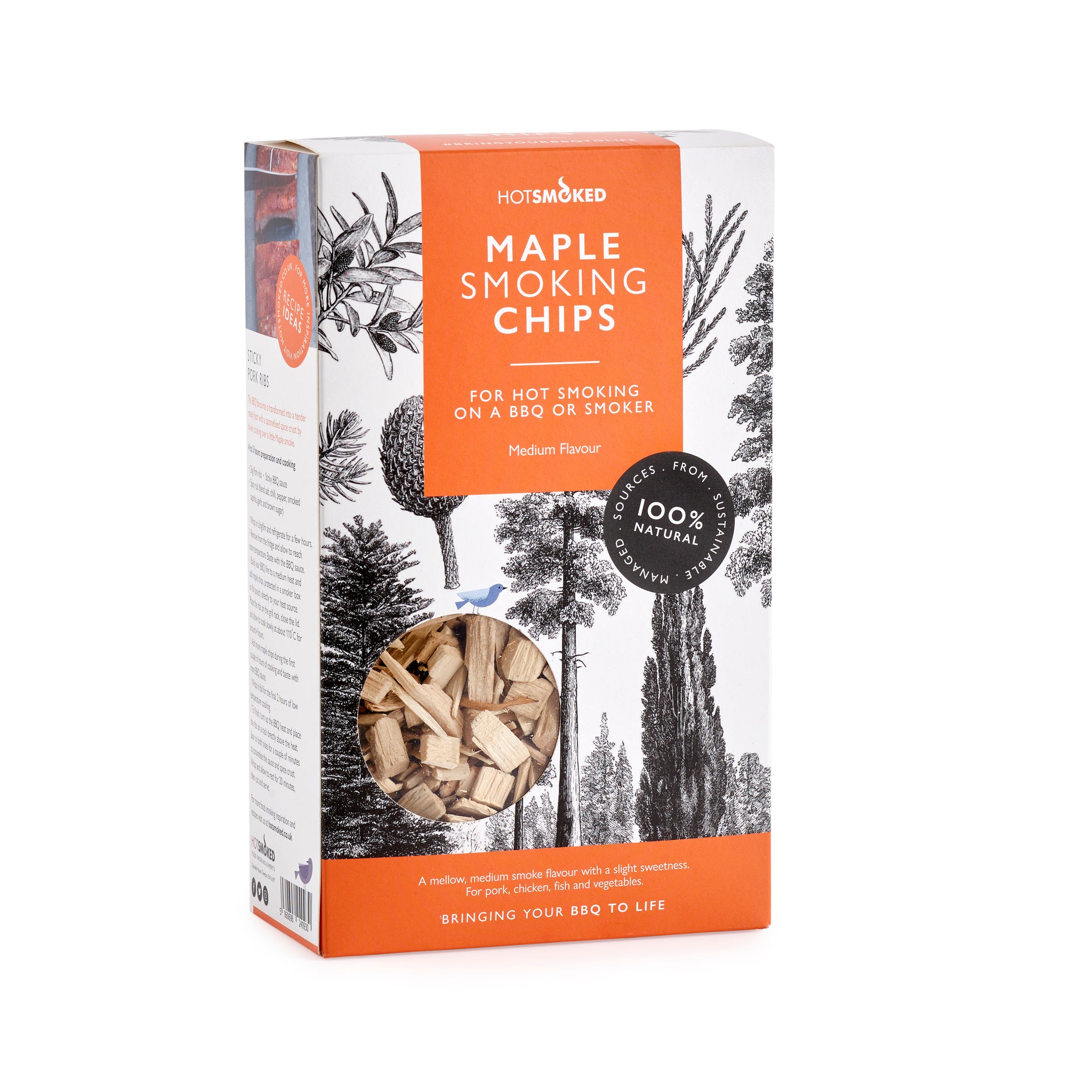 Hot Smoked Maple Smoking Chips